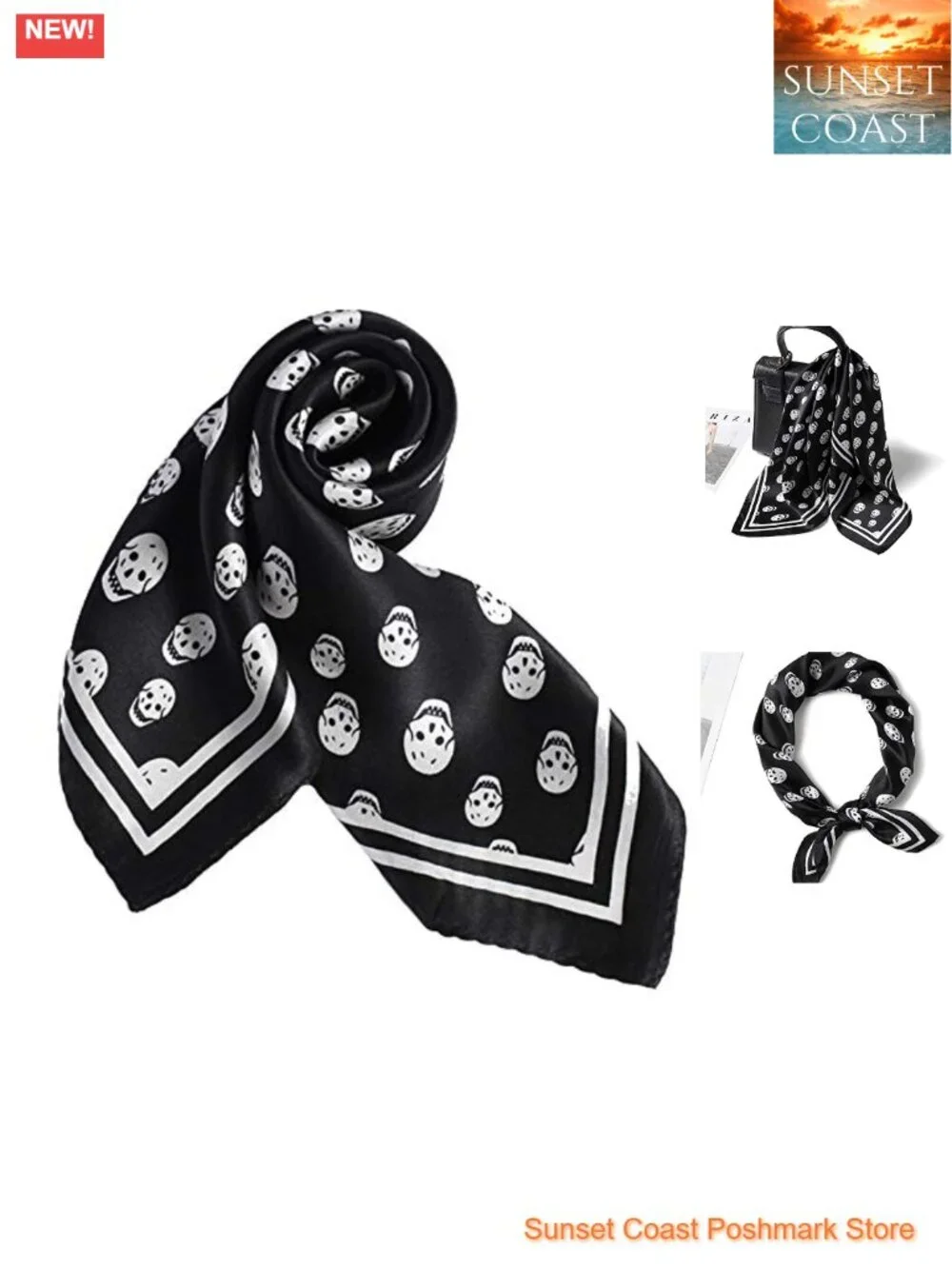 100% Mulberry Silk Square Scarf 21